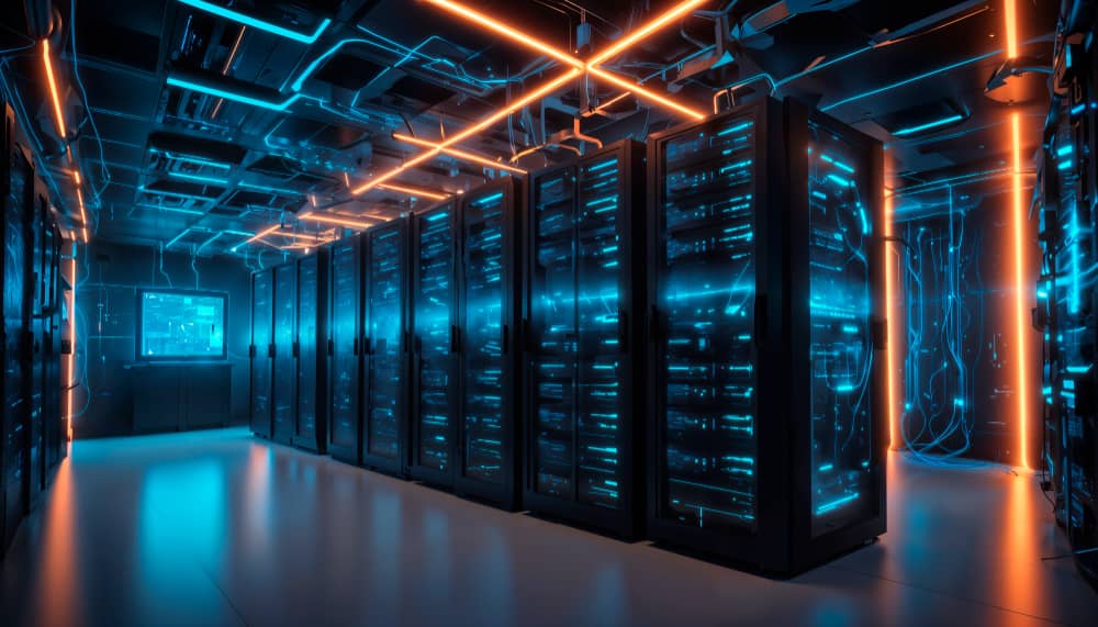 Infraestructura empresarial de fibra óptica